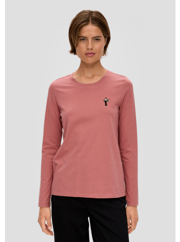 s.Oliver T-Shirt langarm in Pink