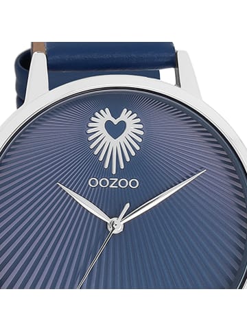 Oozoo Armbanduhr Oozoo Timepieces blau groß (ca. 42mm)