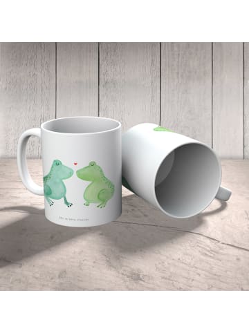 Mr. & Mrs. Panda Kindertasse Frosch Liebe ohne Spruch in Weiß