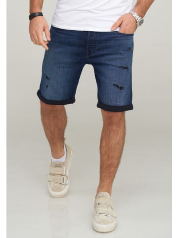 Jack & Jones Jeansshorts - JJIRICK JJIINFINITY SHORTS in Dark Blue Denim