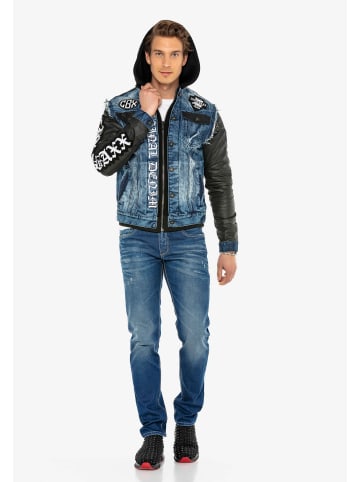 Cipo & Baxx Jeansjacke in Blau