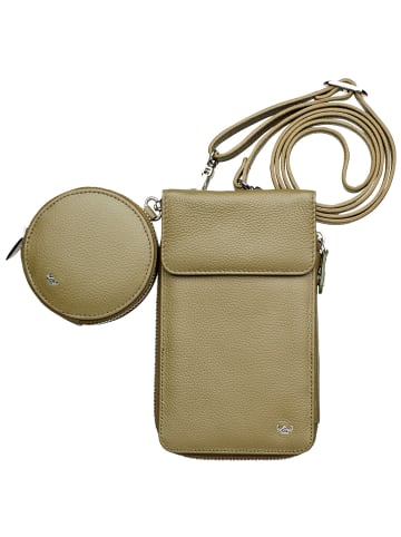 Golden Head Palma Handytasche RFID Leder 10,5 cm in oliv