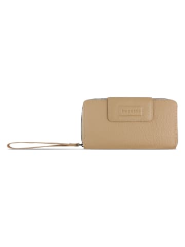 Bugatti Elsa Geldbörse RFID Schutz Leder 19 cm sand