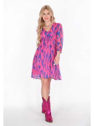 IZIA Women Dress in pink multicolor