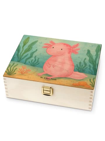 Mr. & Mrs. Panda Teebox Axolotl Niedlich Design ohne Spruch in Weiß