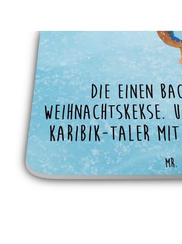 Mr. & Mrs. Panda Glasuntersetzer Maus Kekse mit Spruch in Eisblau