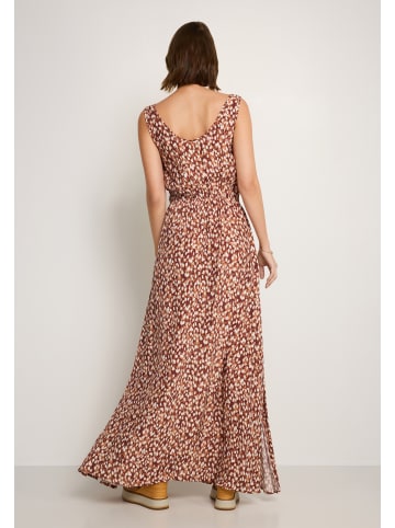Vivance Maxikleid in braun-creme bedruckt