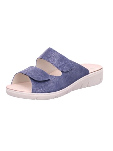 Solidus Pantolette in blau