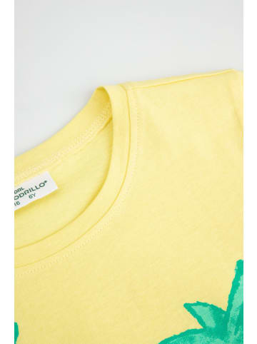 Coccodrillo T-shirt mit kurzen Ärmeln in gelb