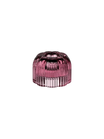 Villeroy & Boch 6er Set 2in1-Kerzenständer Fleur in Pink ø 6,3 cm in pink