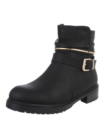 Ital-Design Stiefelette in Schwarz