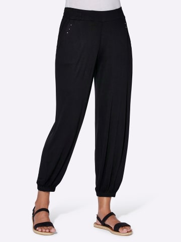 Sieh an! 7/8-Jersey-Hose in schwarz
