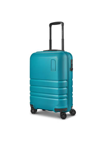Redolz Pro ABS 4 Rollen Kabinentrolley 53 cm in petrol