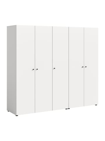 ebuy24 Kleiderschrank Darwin Weiß 200 x 51 cm