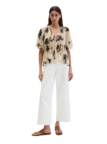 Marc O'Polo Print-Bluse loose in Light Brown