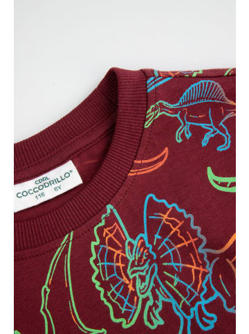 Coccodrillo Baumwoll-T-Shirt mit kurzen Ärmeln in bunt