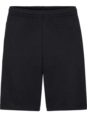 Fruit of the Loom Unisex-Freizeithose, kurz in schwarz