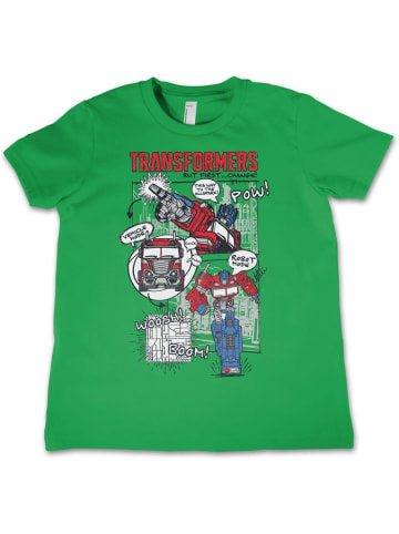 Transformers Shirt "Transformers Pow Woosh Boom! Kids Tee" in Grün