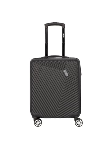 mano Don Carlo 4-Rollen Kabinentrolley 55 cm in schwarz