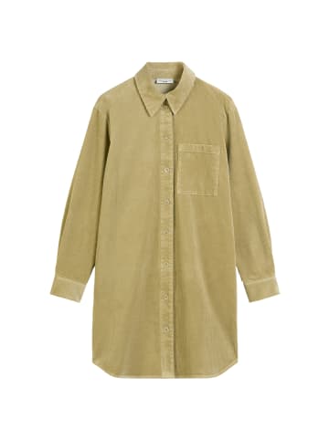 Marc O'Polo DENIM Cord-Hemdblusenkleid relaxed in Artichoke Leaf