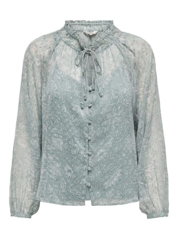 ONLY Langarmbluse in fog green