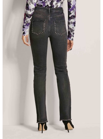 MADELEINE Schlanke Five-Pocket-Jeans in schwarz
