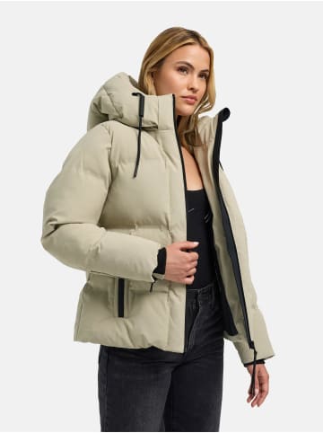 Navahoo Steppjacke Wolkentanz XIV in Pebble Grey