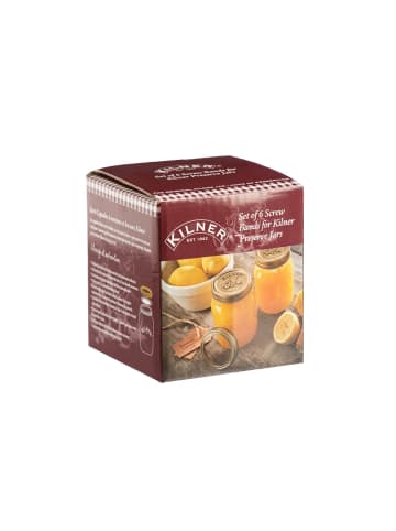 Kilner KILNER | Einkochverschluss, metall, 6er-Set