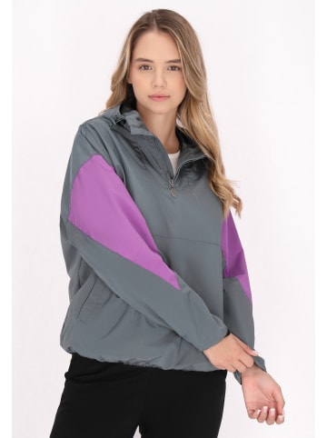 myMO ATHLSR Damen Blouson in Graublau Colorblock