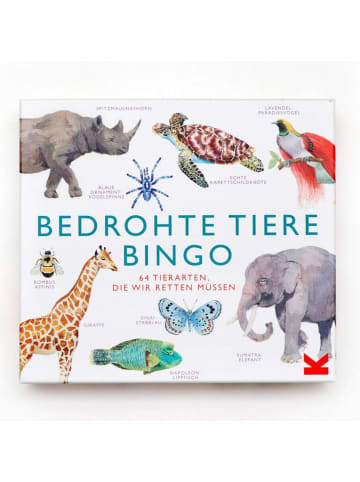 Laurence King Verlag Gesellschaftsspiel Bedrohte Tiere - Bingo in Bunt