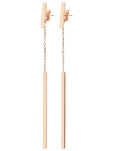 Adeliás Damen Ohrringe – Ohrstecker aus Edelstahl in gold