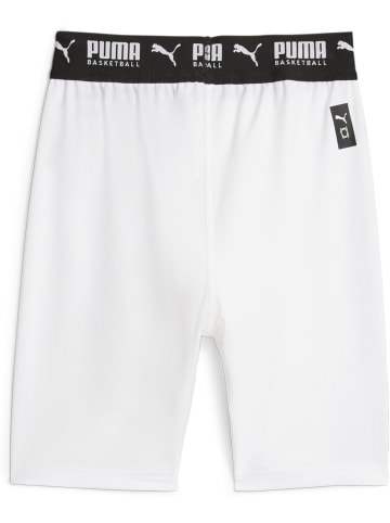 Puma Leggings "Hoops Team Short Baselayer" in Weiß
