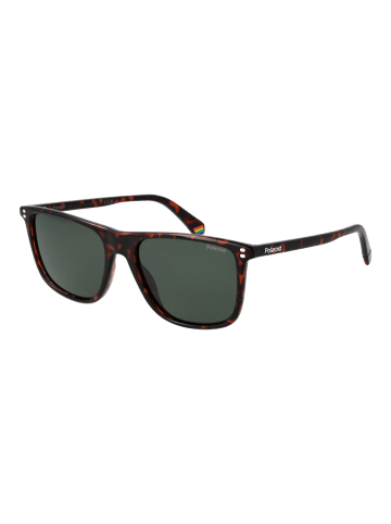Polaroid Sonnenbrille Quadratisch Braun