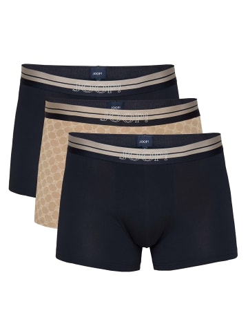 JOOP! Boxershort 3er Pack in Schwarz/Beige