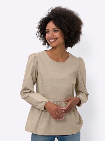 Heine Schlupf-Bluse in beige