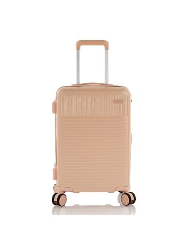 Heys Pastel 4 Rollen Kabinentrolley S 53 cm mit Dehnfalte nude
