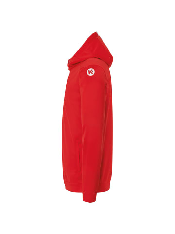 Kempa Trainingsjacke PLAYER HOOD JACKET in rot/weiß