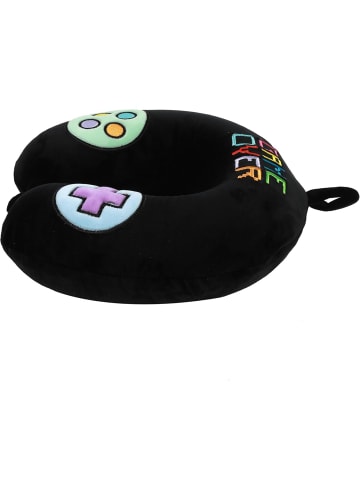 i-Total Reisekissen Nackenkissen weich für Nackenstützen Motiv Let's Play