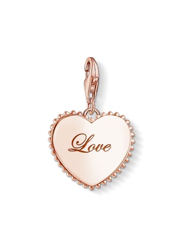 Thomas Sabo Charm "Herz Love rosèvergoldet" in Gold