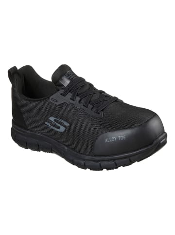 Skechers Halbschuhe Sure Track Jixie S1P in schwarz in schwarz