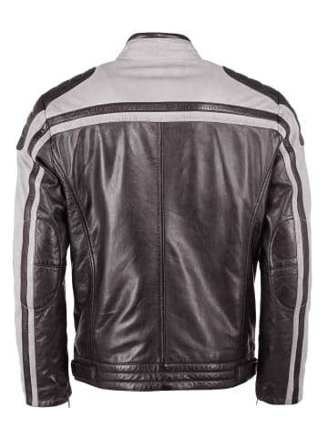 JCC Lederjacke 3102170 in black grey