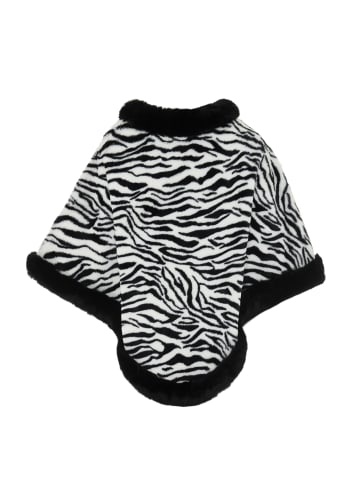 imala Damen Poncho in Schwarz