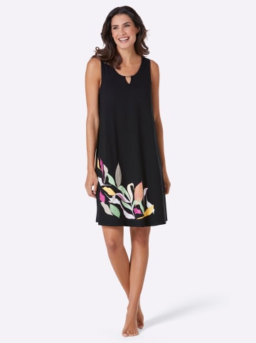 WITT WEIDEN Sommerkleid in schwarz-fuchsia