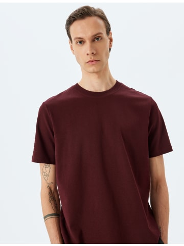 KOTON TSHIRT SS BSC in Bordo