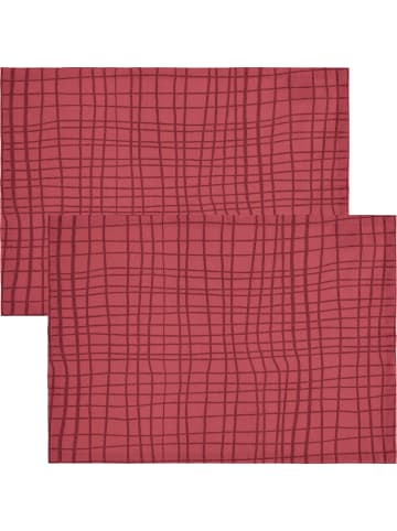 REDBEST Tischset 2er-Pack Pasadena in burgund