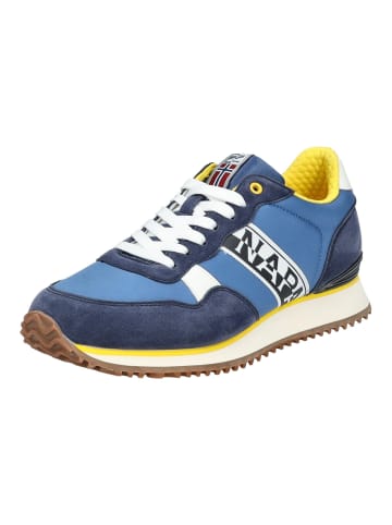 Napapijri Sneaker in Blau/Gelb