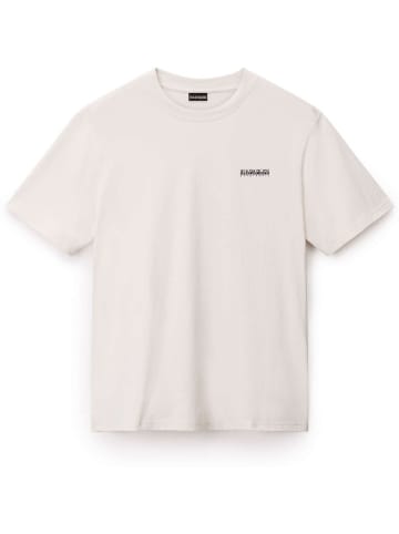 Napapijri T-Shirt "S-Small Box Ss" in Beige