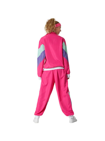 tectake Damenkostüm  Retro 80er 90er Jahre Jogginganzug Authentischer Retro-Look: Bunte