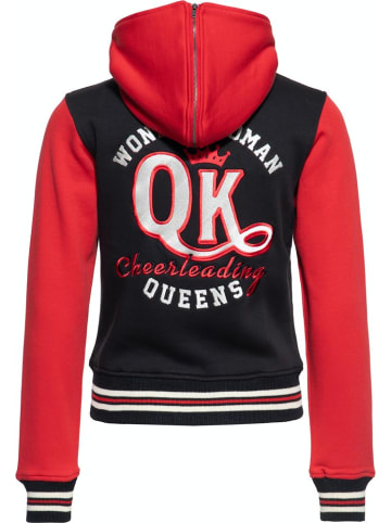 Queen Kerosin Sweatjacke in Rot