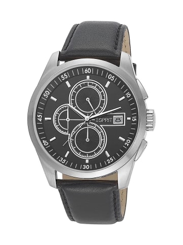 ESPRIT Esprit Quarzuhr Circolo Chrono Black in Schwarz/Silber